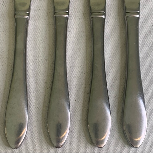 Oneida JACKSON Stainless Satin 7 Dinner Knives 9.5" Flatware Silverware Set of 7 - Picture 3 of 9